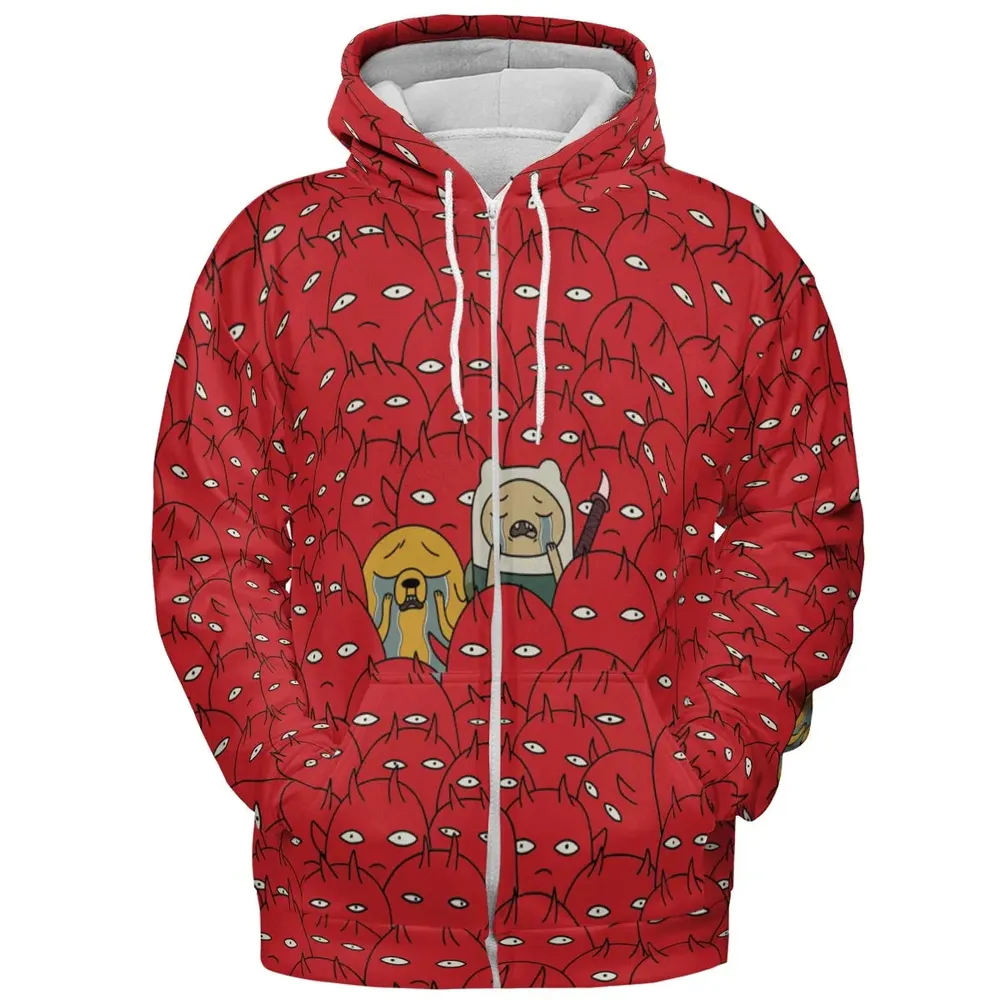 At Hell Adventure Time All-over Print Hoodie - 3