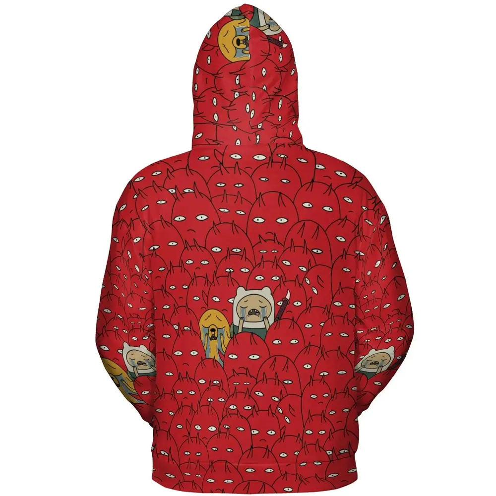 At Hell Adventure Time All-over Print Hoodie - 4