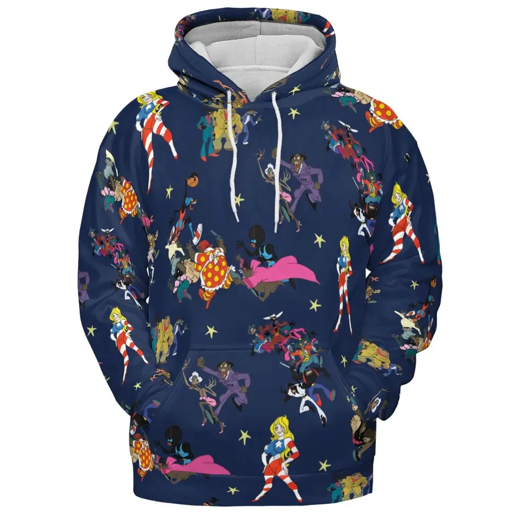 Coonskin Characters Ralph Baskin All-over Print Hoodie - 2
