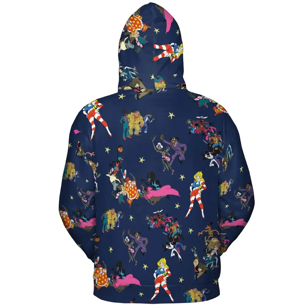 Coonskin Characters Ralph Baskin All-over Print Hoodie - 4