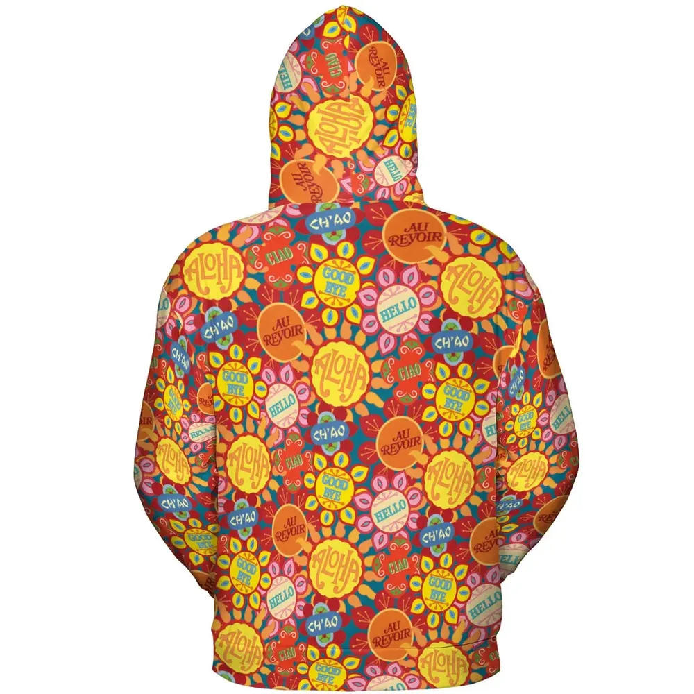 It's a Small World Flowers All-over Print Hoodie - 4