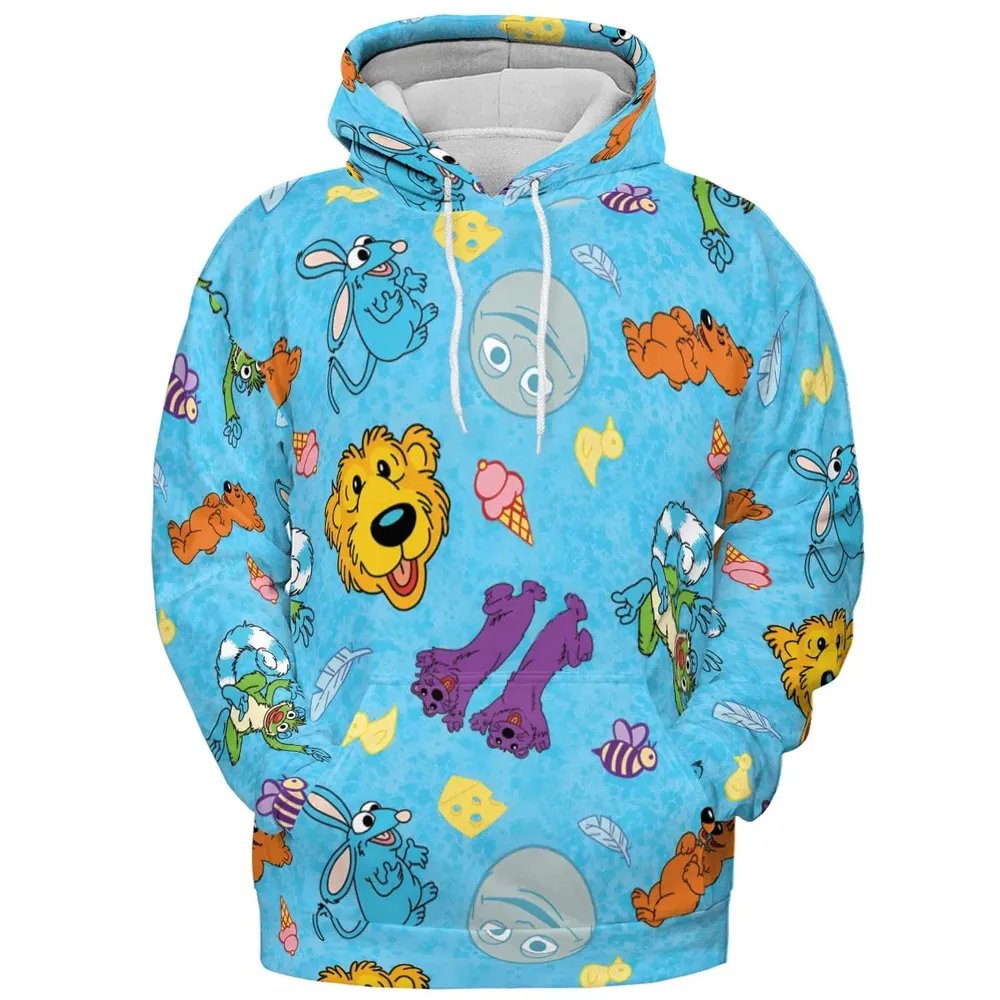 Bear in the Big Blue House All-over Print Hoodie - 2