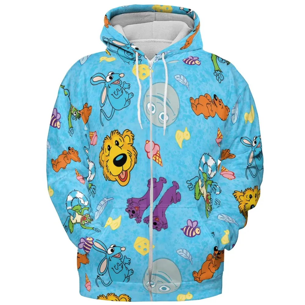 Bear in the Big Blue House All-over Print Hoodie - 3