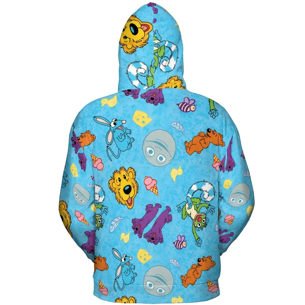 Bear in the Big Blue House All-over Print Hoodie - 4