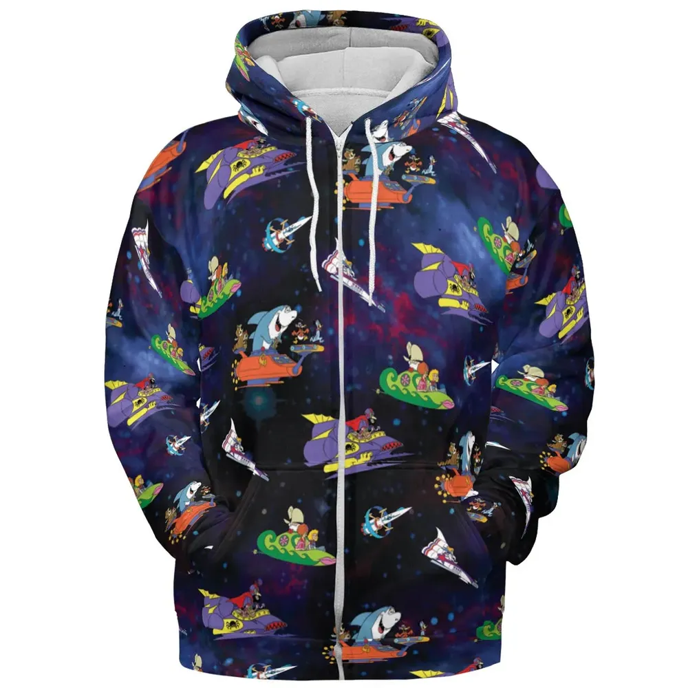 Yogi’s Space Race All-over Print Hoodie - 3