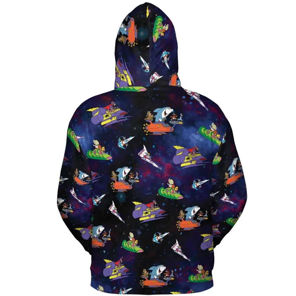 Yogi’s Space Race All-over Print Hoodie - 4