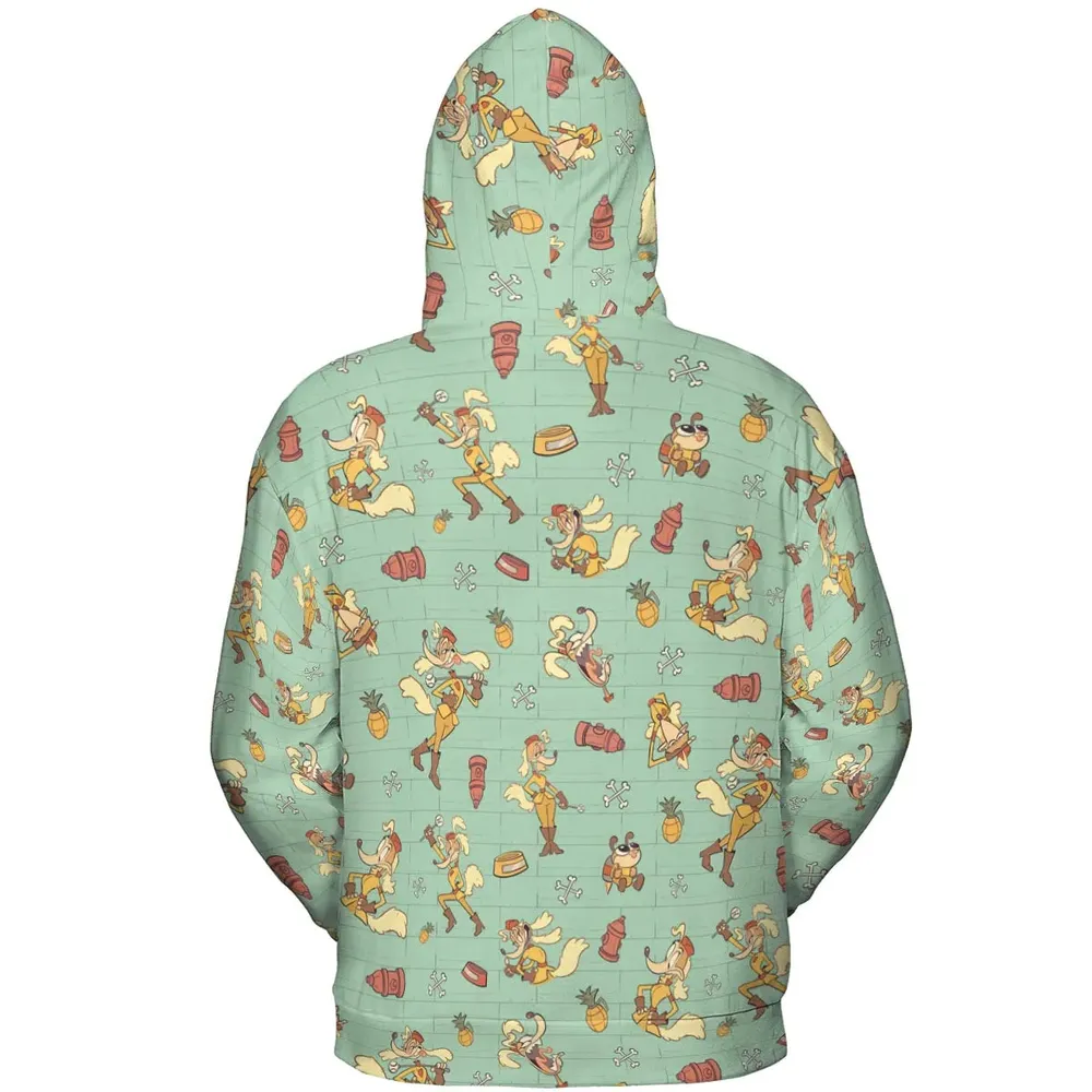 Sergeant O'Fera Cuphead All-over Print Hoodie - 4