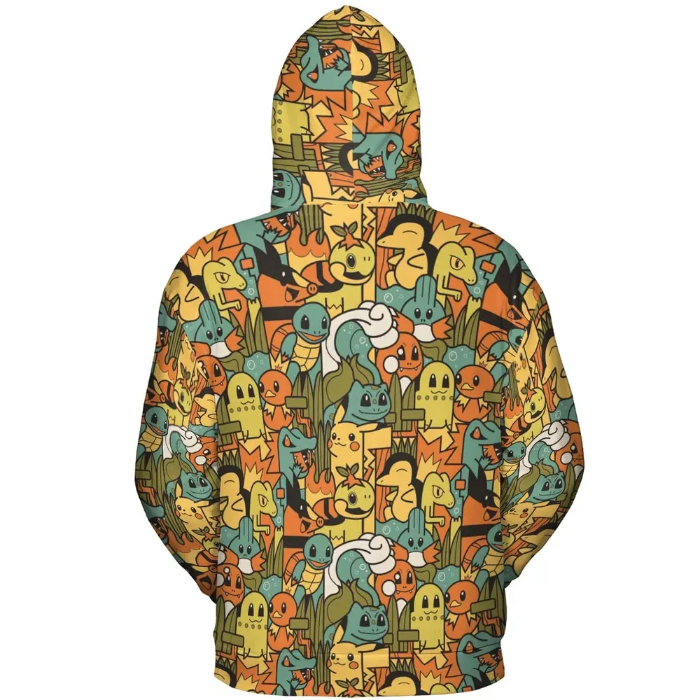 Power Starter Colors Pokemon All-over Print Hoodie - 4