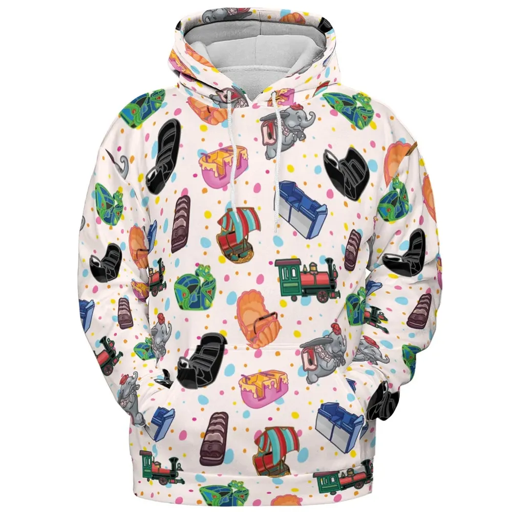 Sit In These All-over Print Hoodie - 2