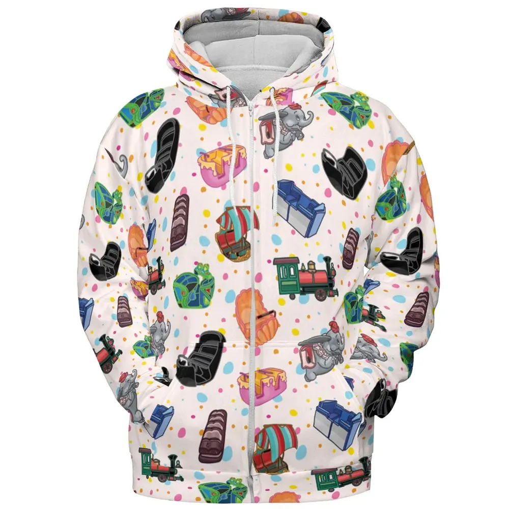 Sit In These All-over Print Hoodie - 3