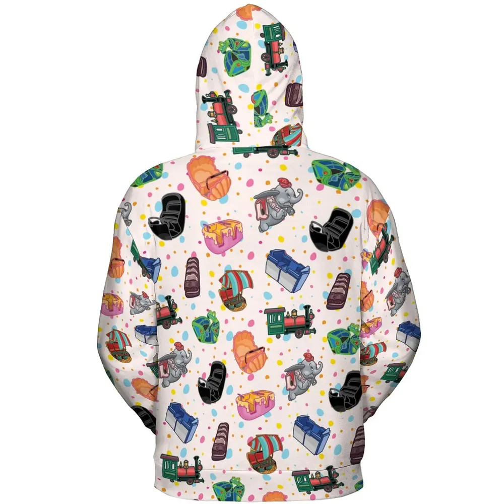 Sit In These All-over Print Hoodie - 4