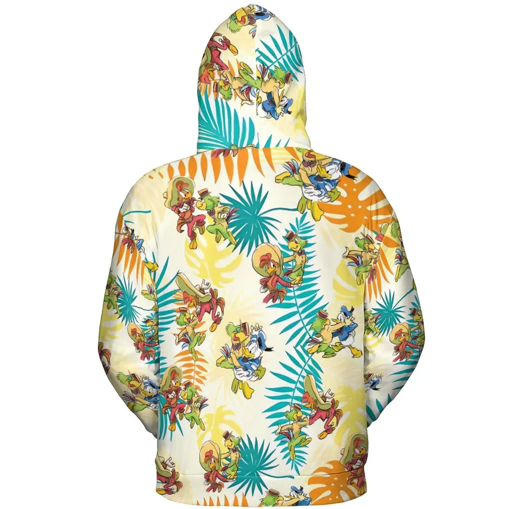 Tropical The Three Caballeros All-over Print Hoodie - 4