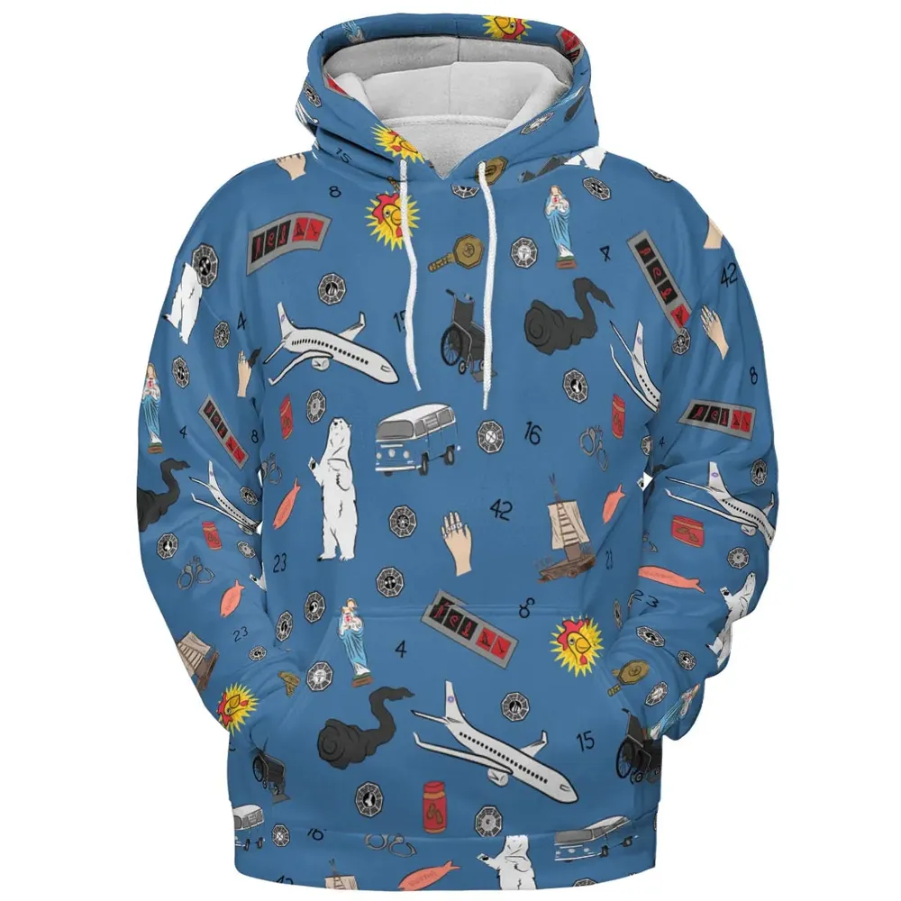 Get Lost Again Lost TV Show All-over Print Hoodie - 2