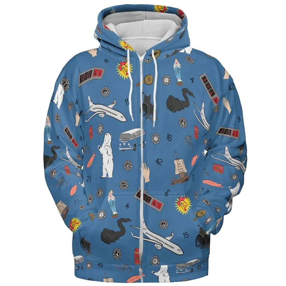 Get Lost Again Lost TV Show All-over Print Hoodie - 3