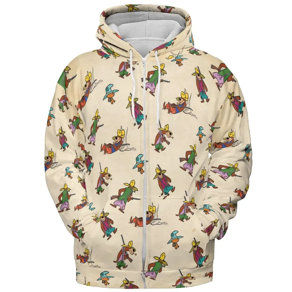 Hillbilly Cool Paw Rugg All-over Print Hoodie - 3