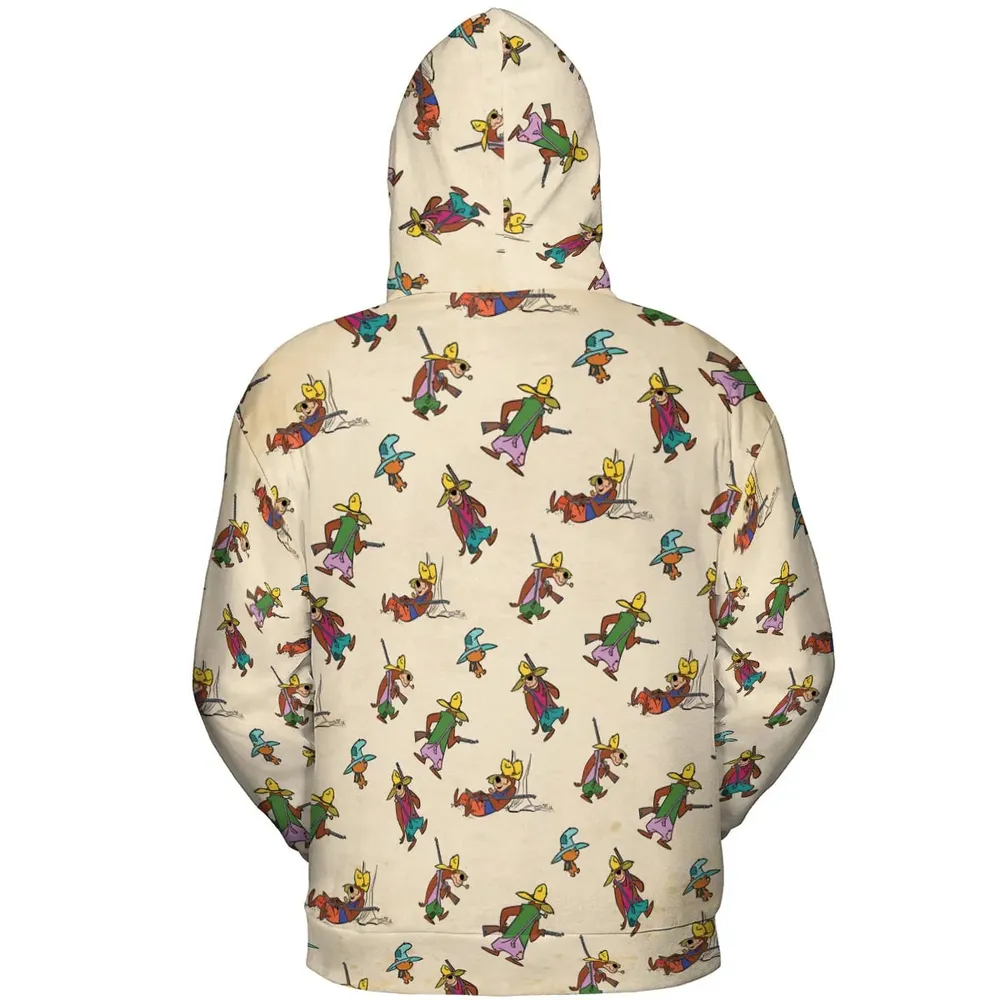 Hillbilly Cool Paw Rugg All-over Print Hoodie - 4