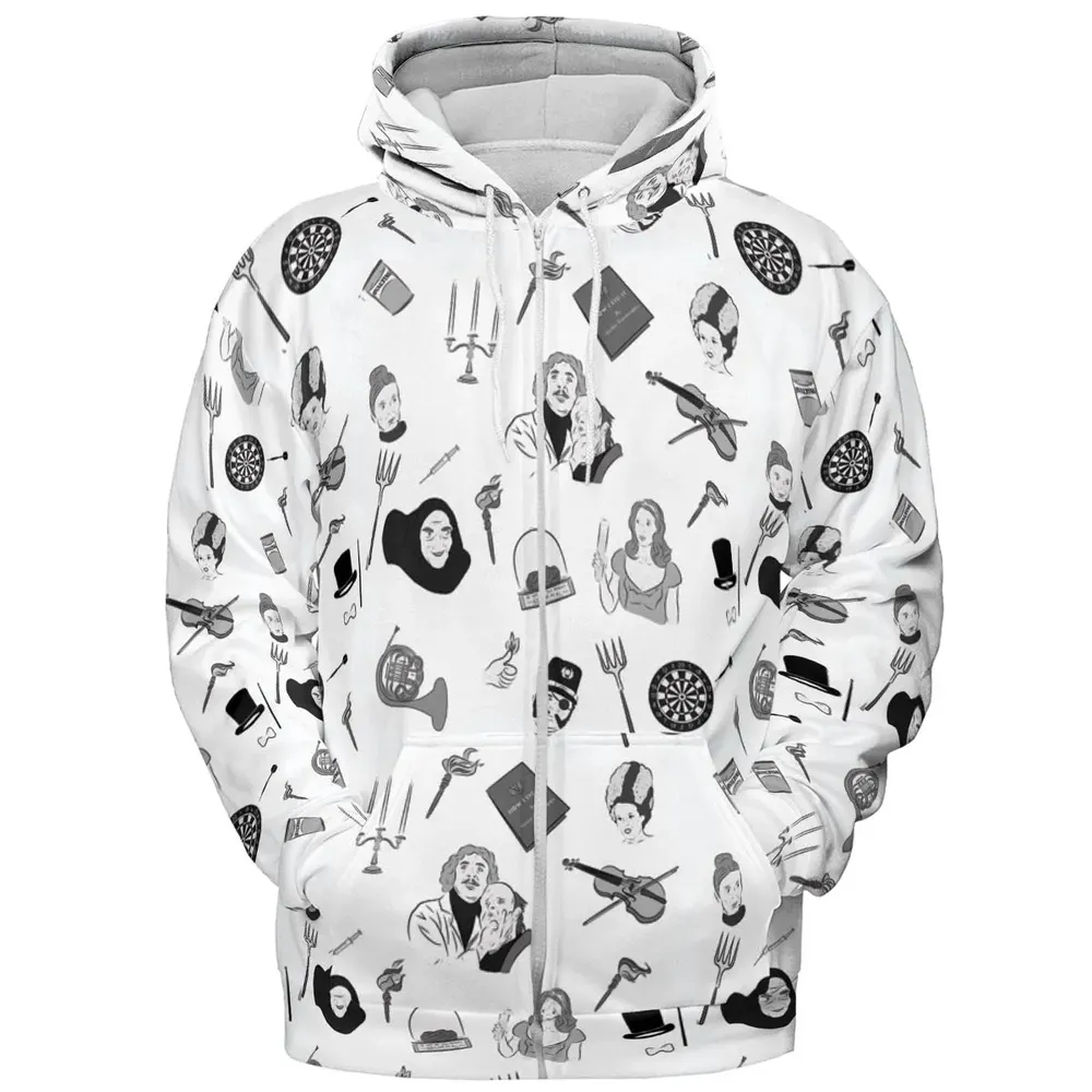 Pronounce Fronkenstein Young Frankenstein All-over Print Hoodie - 3