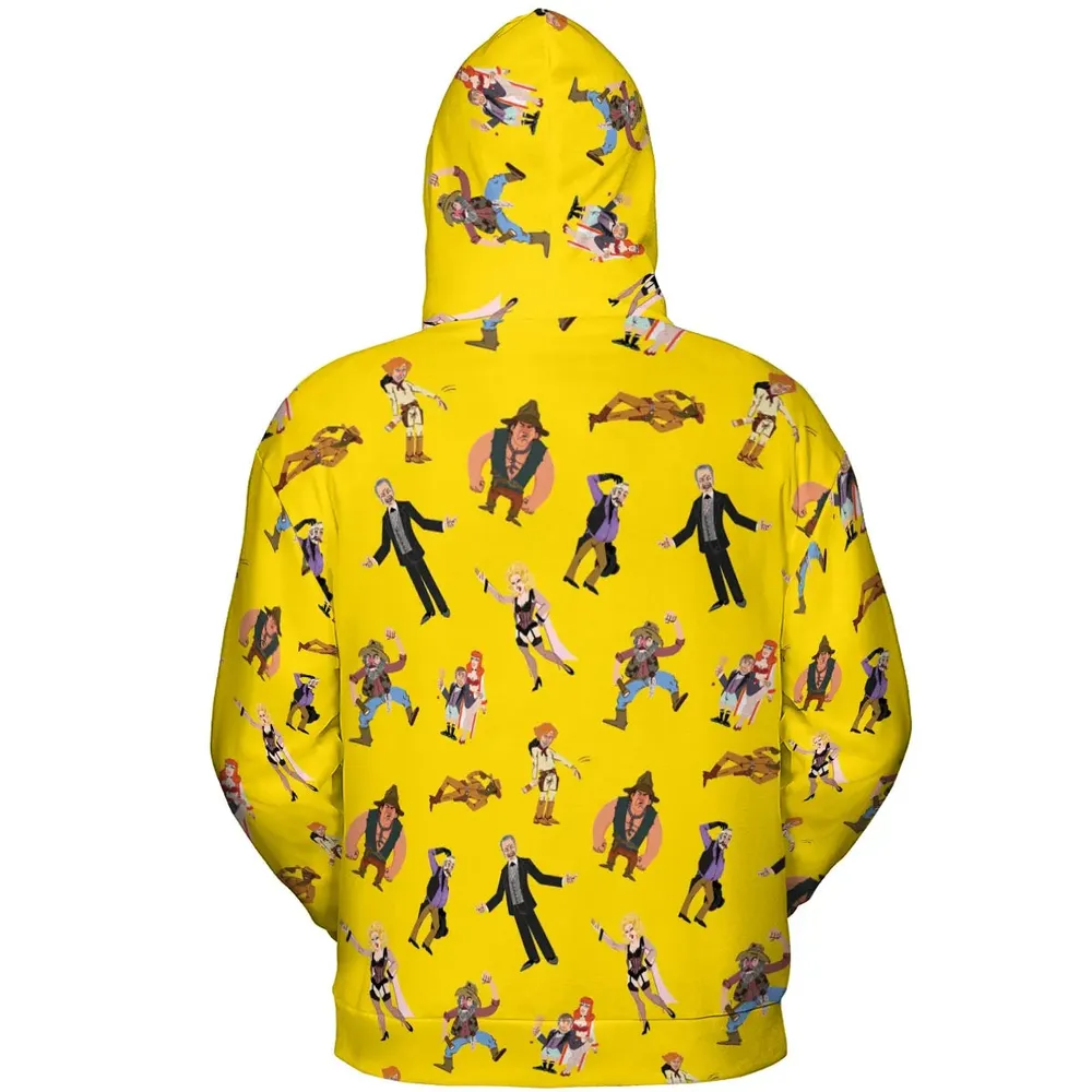 Blazing Saddles Characters All-over Print Hoodie - 4