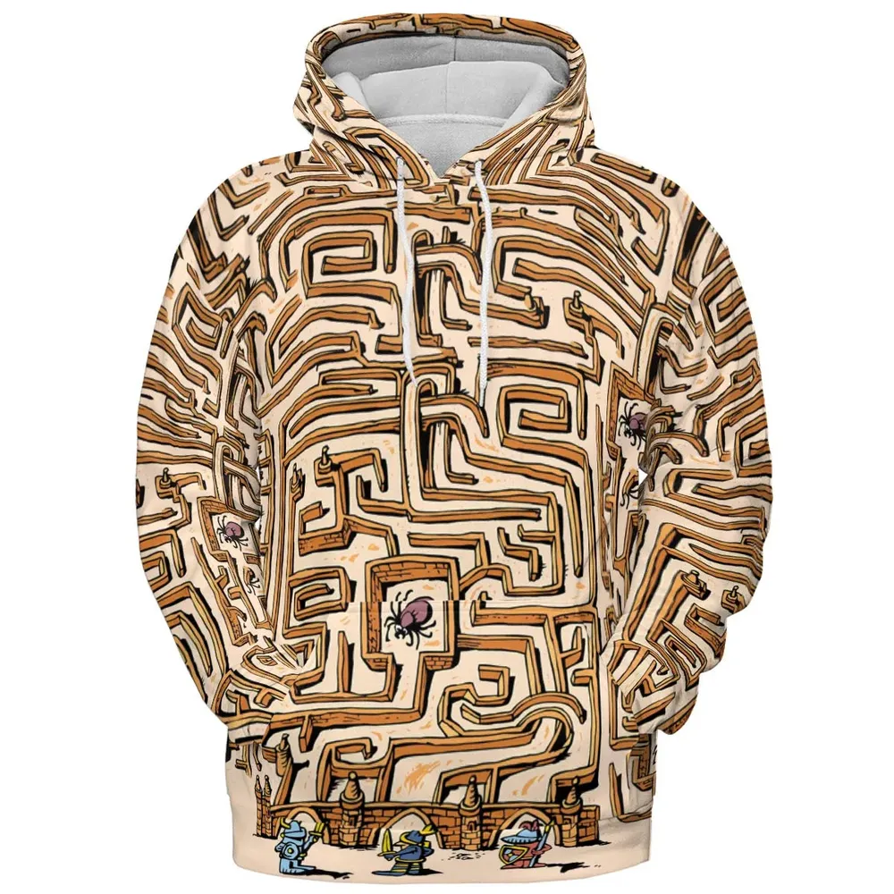 Fantasy Drip Labyrinth All-over Print Hoodie - 2