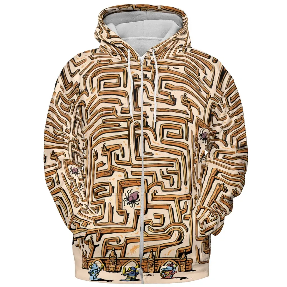 Fantasy Drip Labyrinth All-over Print Hoodie - 3