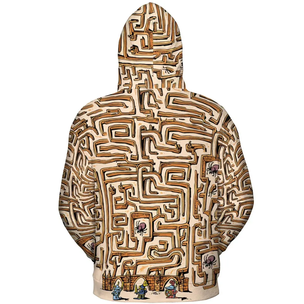 Fantasy Drip Labyrinth All-over Print Hoodie - 4