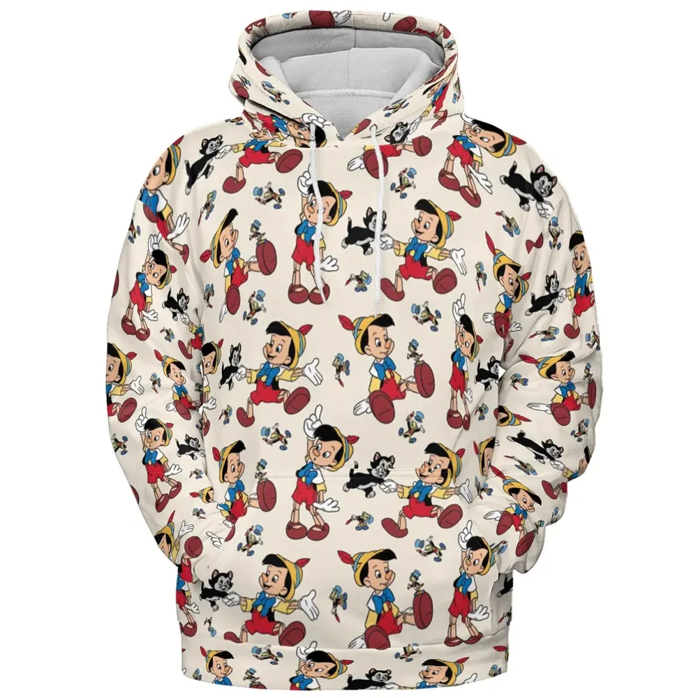 Whimsy Wear Pinocchio All-over Print Hoodie - 2