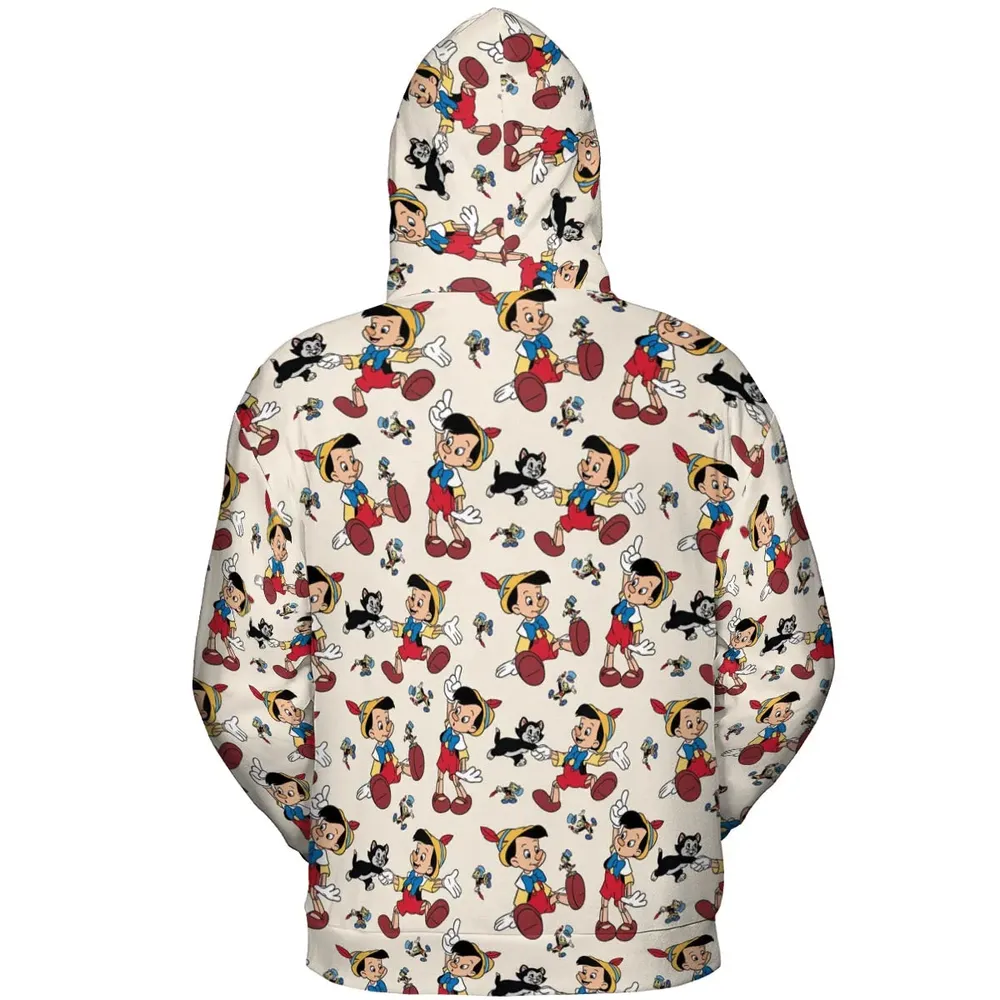 Whimsy Wear Pinocchio All-over Print Hoodie - 4