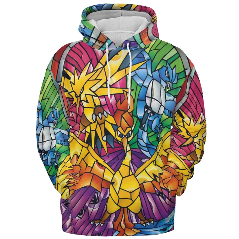Legendary Birds Pokemon All-over Print Hoodie - 2