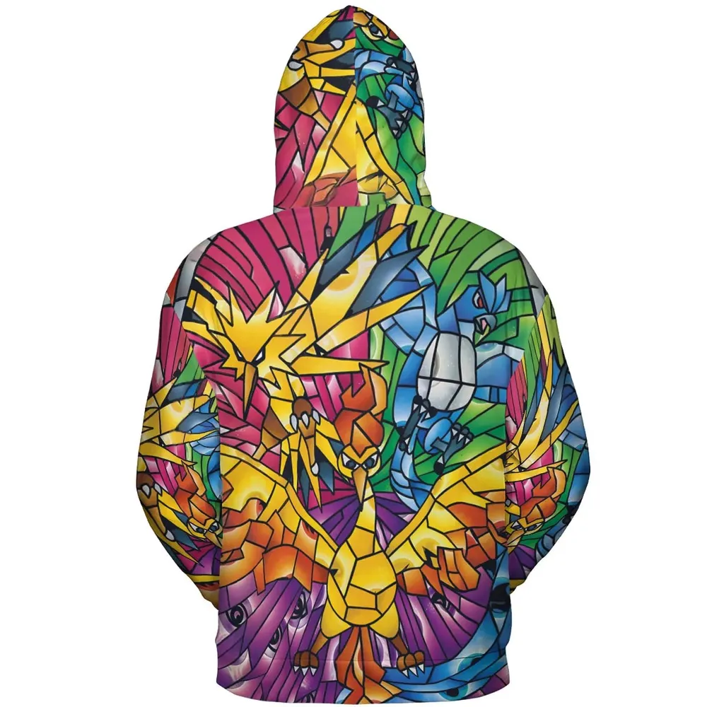Legendary Birds Pokemon All-over Print Hoodie - 4