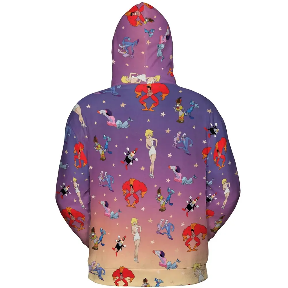 Cool World Cartoon Characters All-over Print Hoodie - 4
