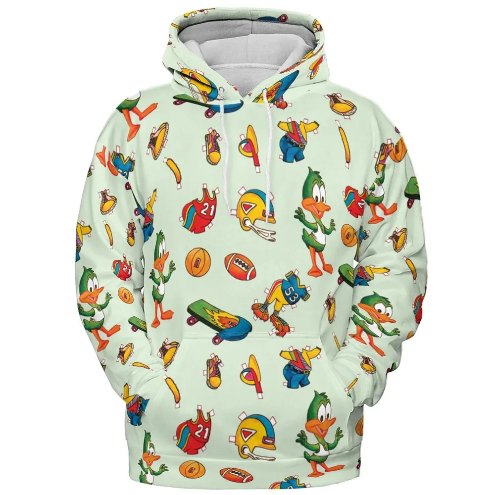 Plucky Duck Tiny Toon Adventures All-over Print Hoodie - 2