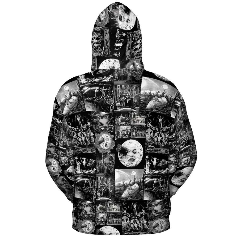 Le Voyage Dans La Lune 1902 All-over Print Hoodie - 4