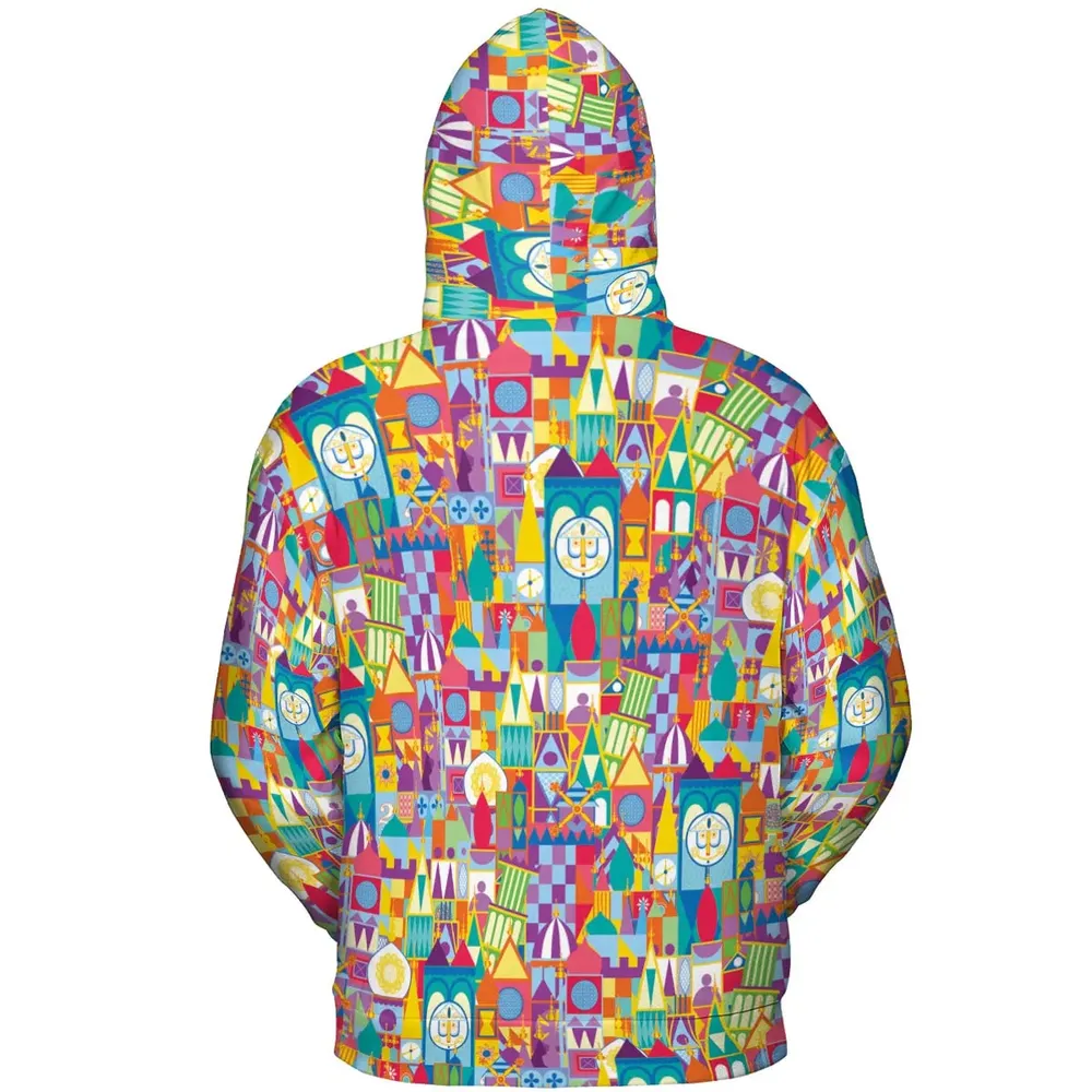 It's a Small World All-over Print Hoodie - 4