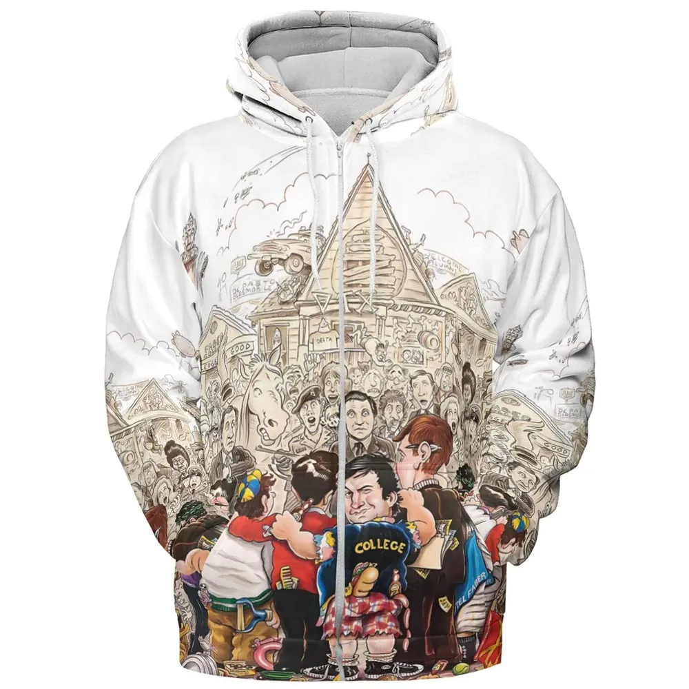 Guess Who's Back? National Lampoon Animal House All-over Print Hoodie - 3