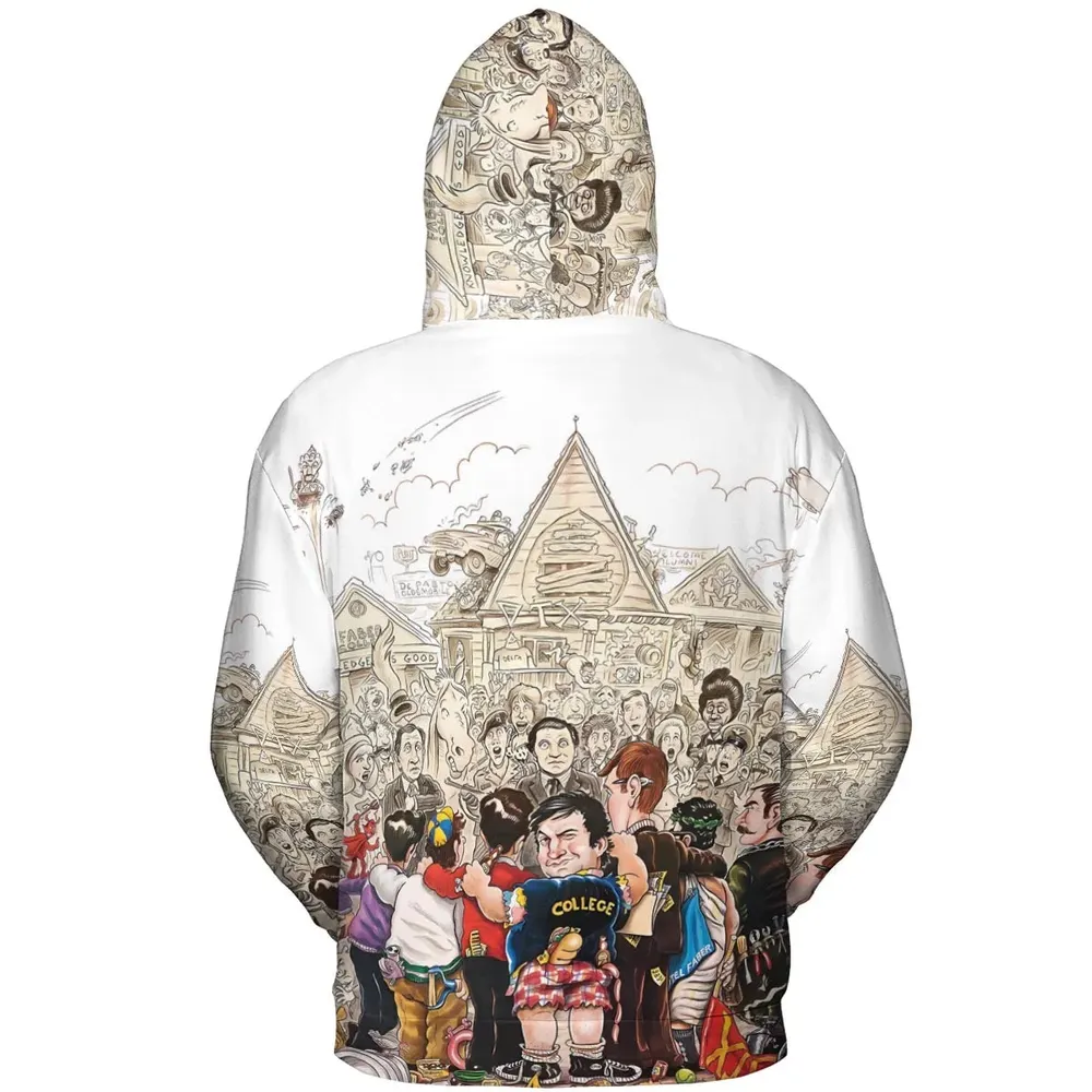 Guess Who's Back? National Lampoon Animal House All-over Print Hoodie - 4