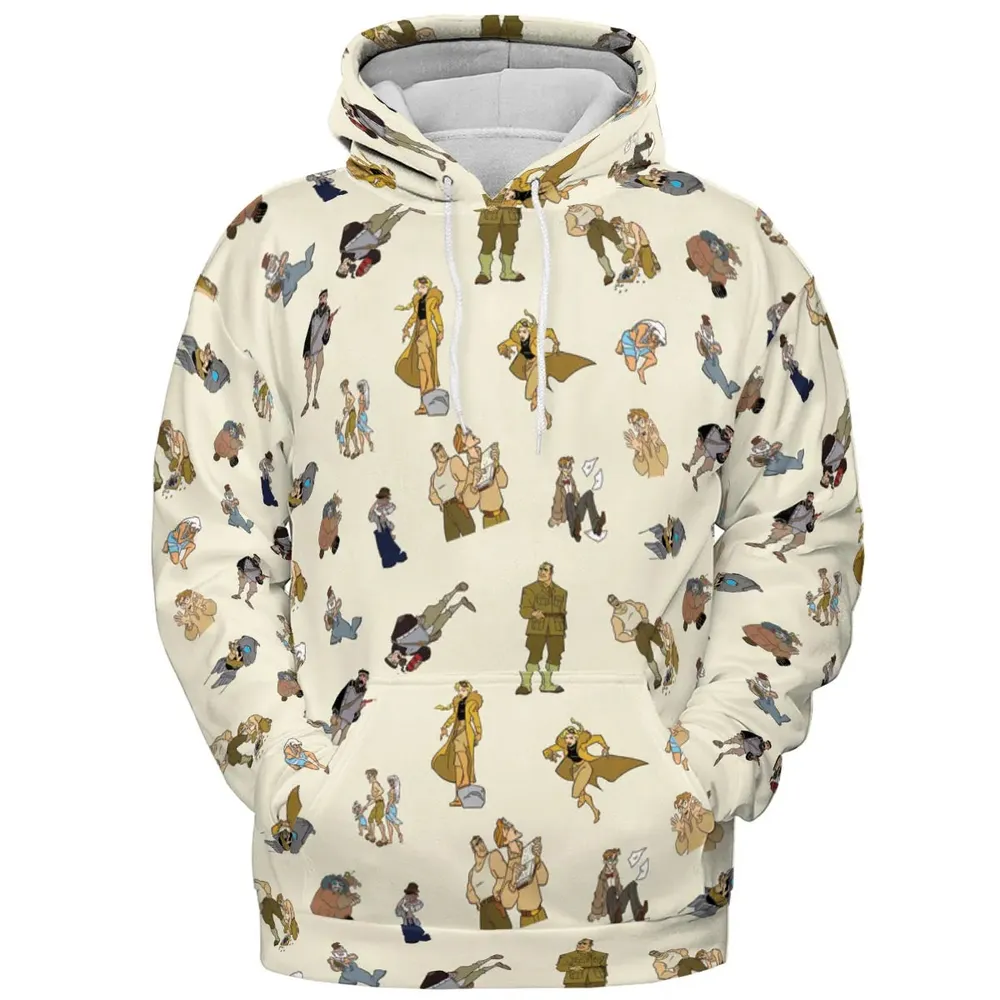 Adventure In Atlantis The Lost Empire All-over Print Hoodie - 2