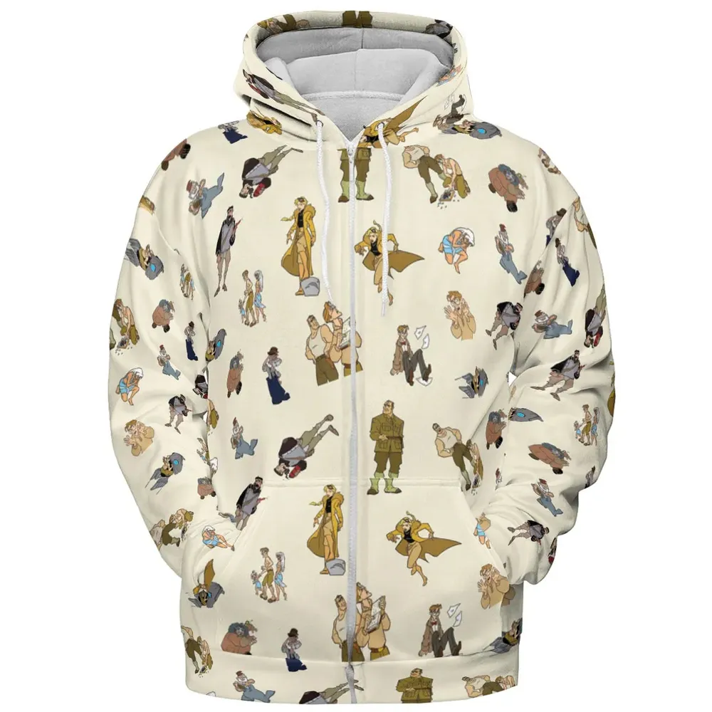 Adventure In Atlantis The Lost Empire All-over Print Hoodie - 3