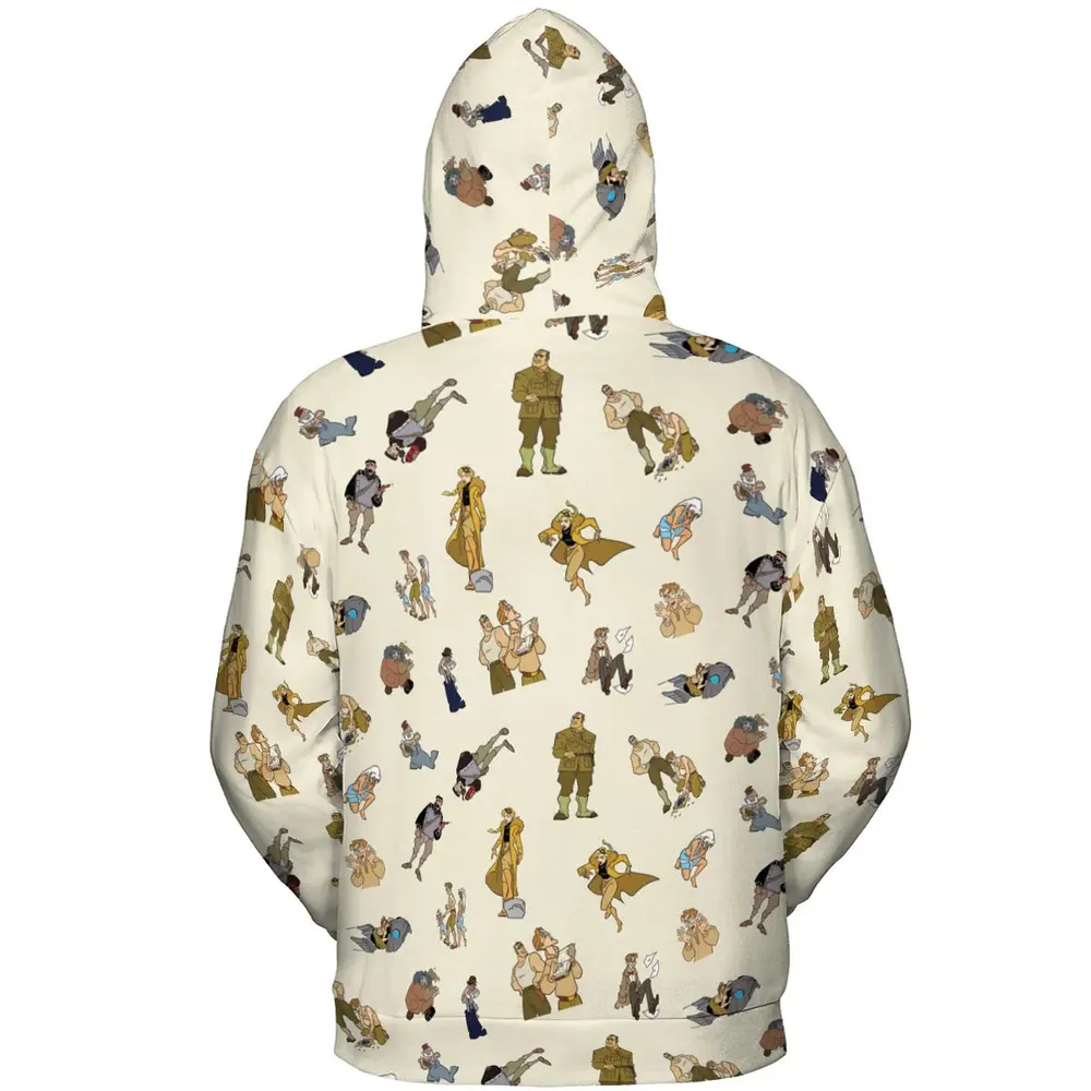 Adventure In Atlantis The Lost Empire All-over Print Hoodie - 4