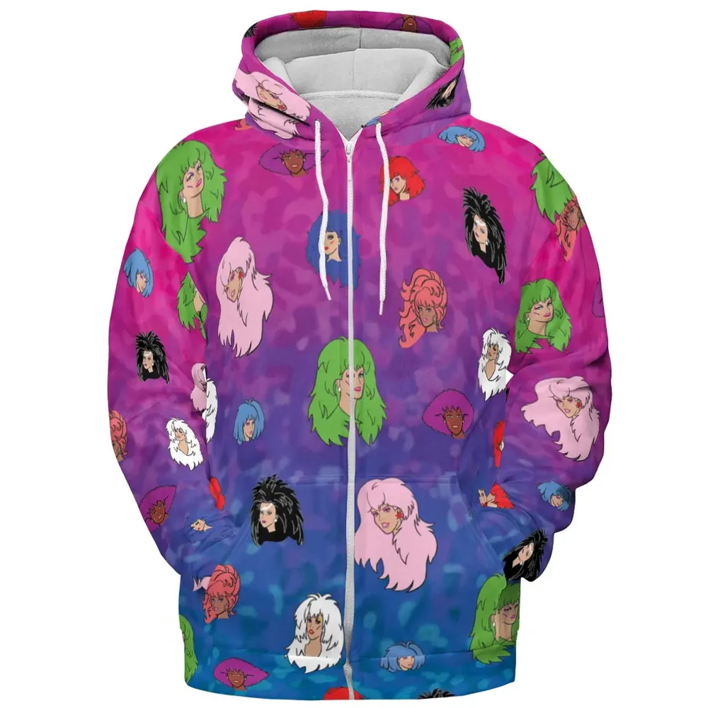 Misfits and Hologram  Jem and the Holograms All-over Print Hoodie - 3