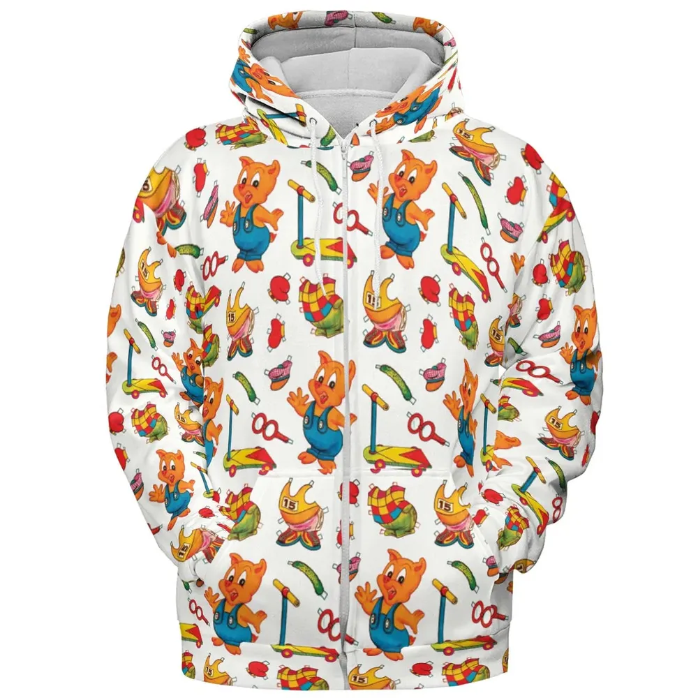 Hamton Outfit Looney Tunes All-over Print Hoodie - 3