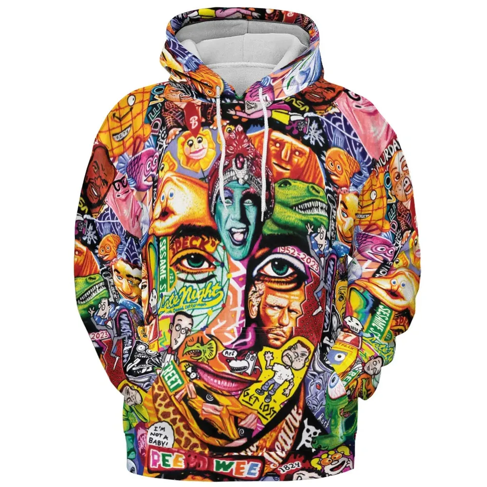 Scavenger Hunt Pee Wee Herman All-over Print Hoodie - 2