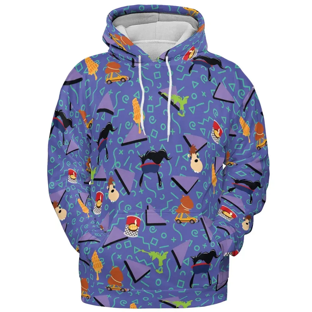 90's Styled Goofy Movie All-over Print Hoodie - 2