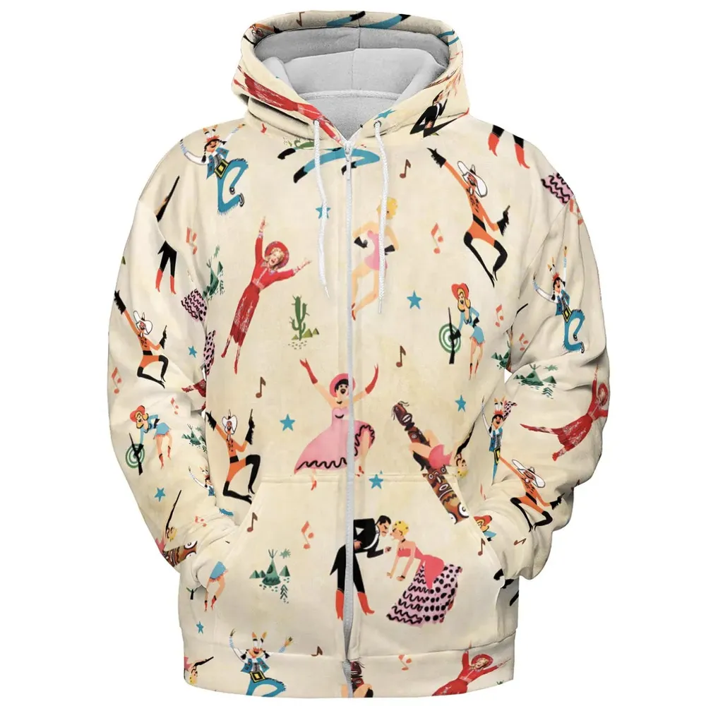 Annie Get Your Gun Characters All-over Print Hoodie - 3