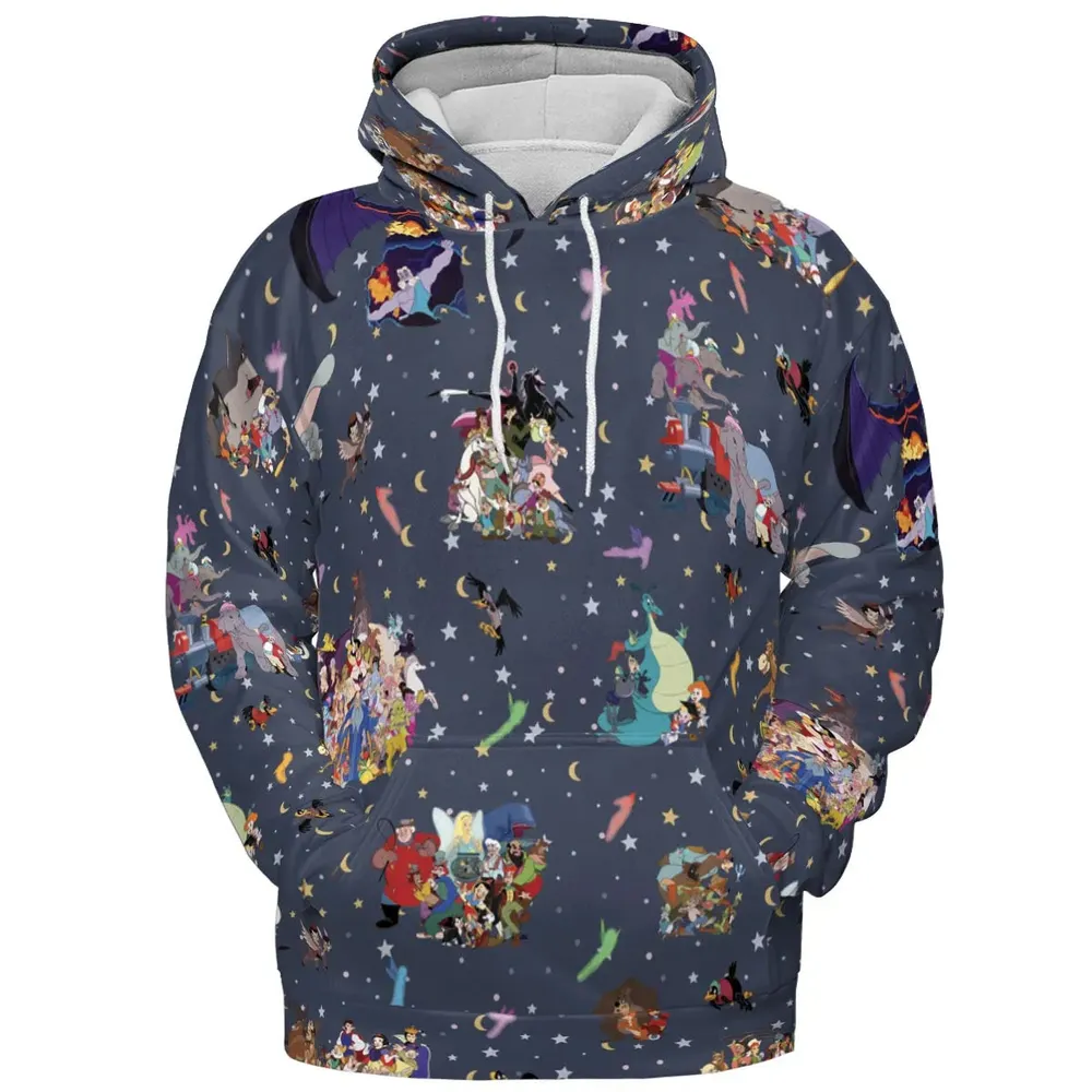 Classic Cartoon 1937-1949 All-over Print Hoodie - 2