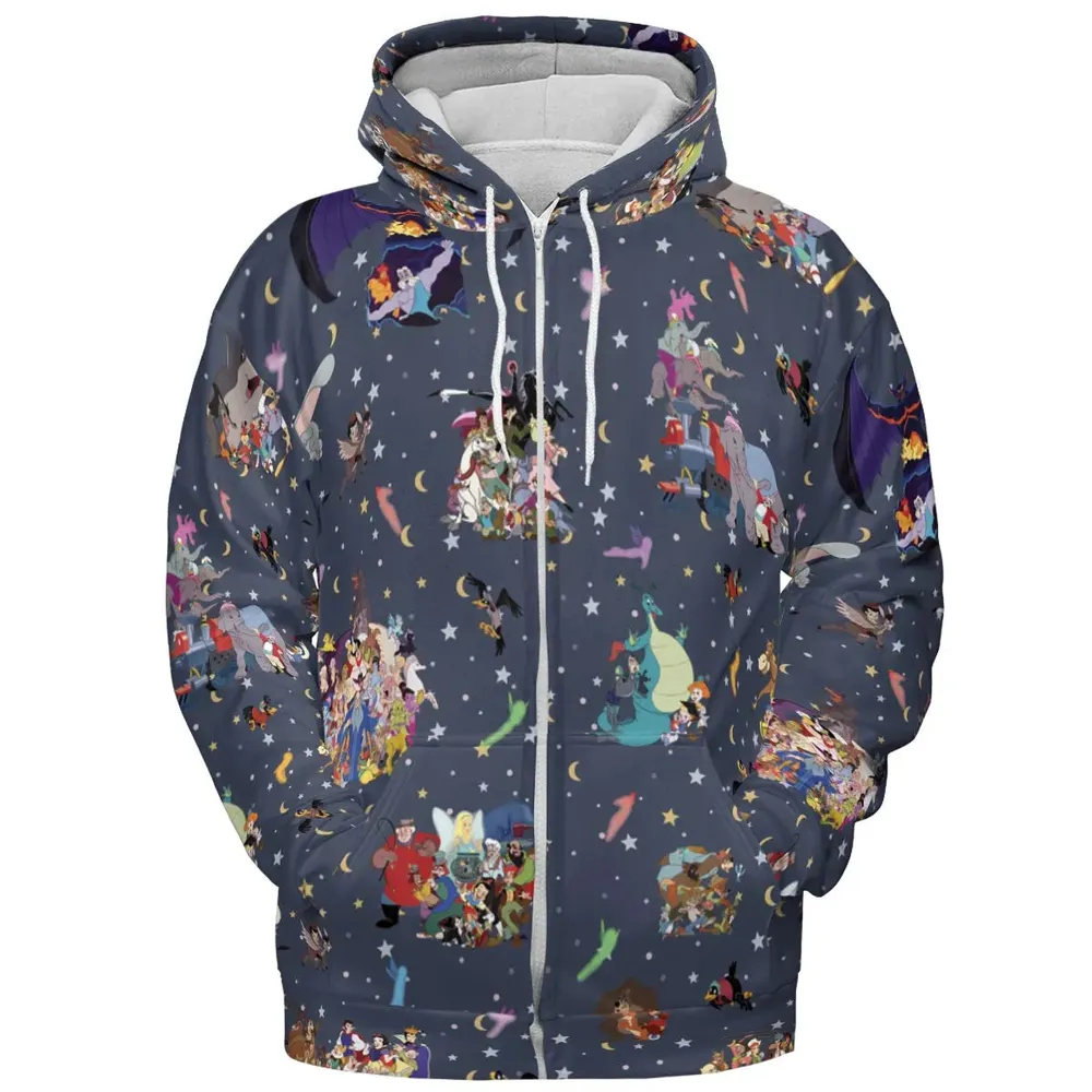 Classic Cartoon 1937-1949 All-over Print Hoodie - 3