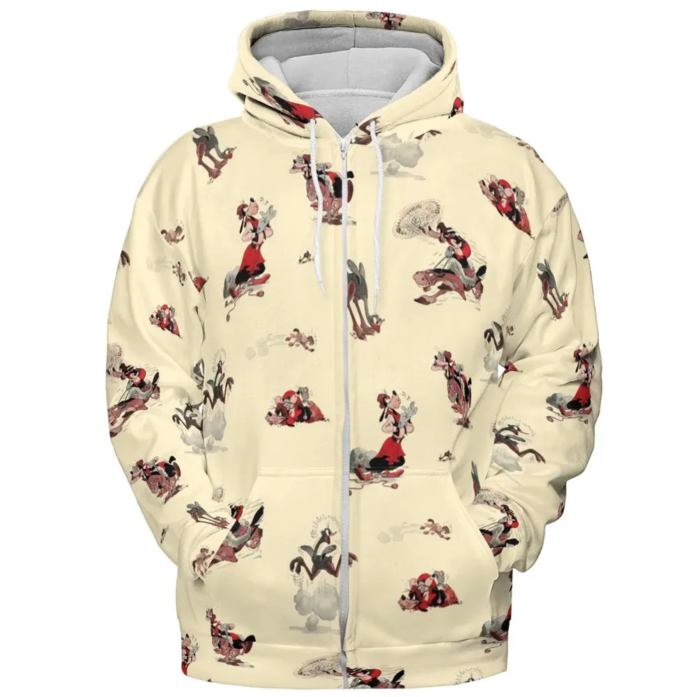 El Gaucho Goofy All-over Print Hoodie - 3