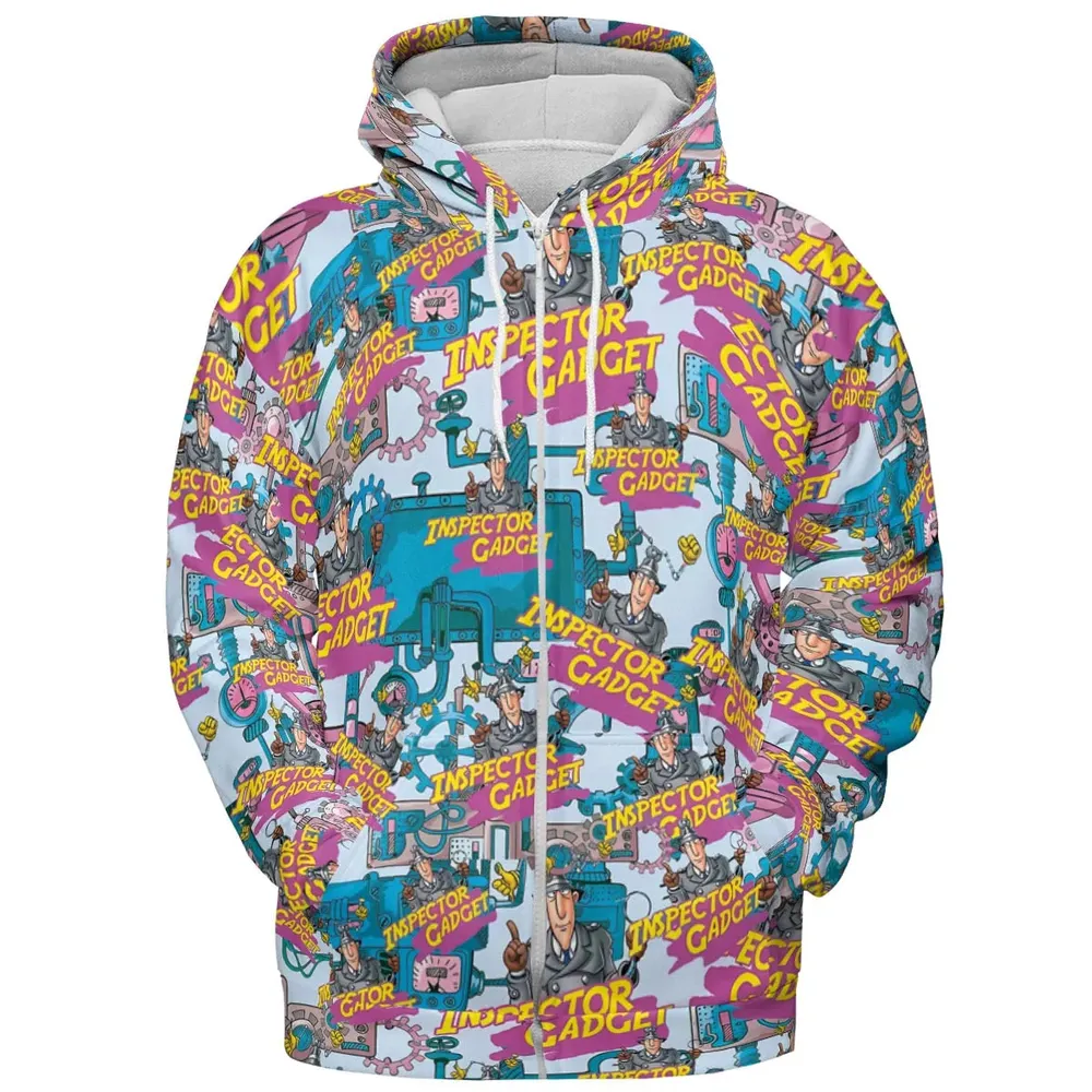 Inspector Mode Inspector Gadget All-over Print Hoodie - 3