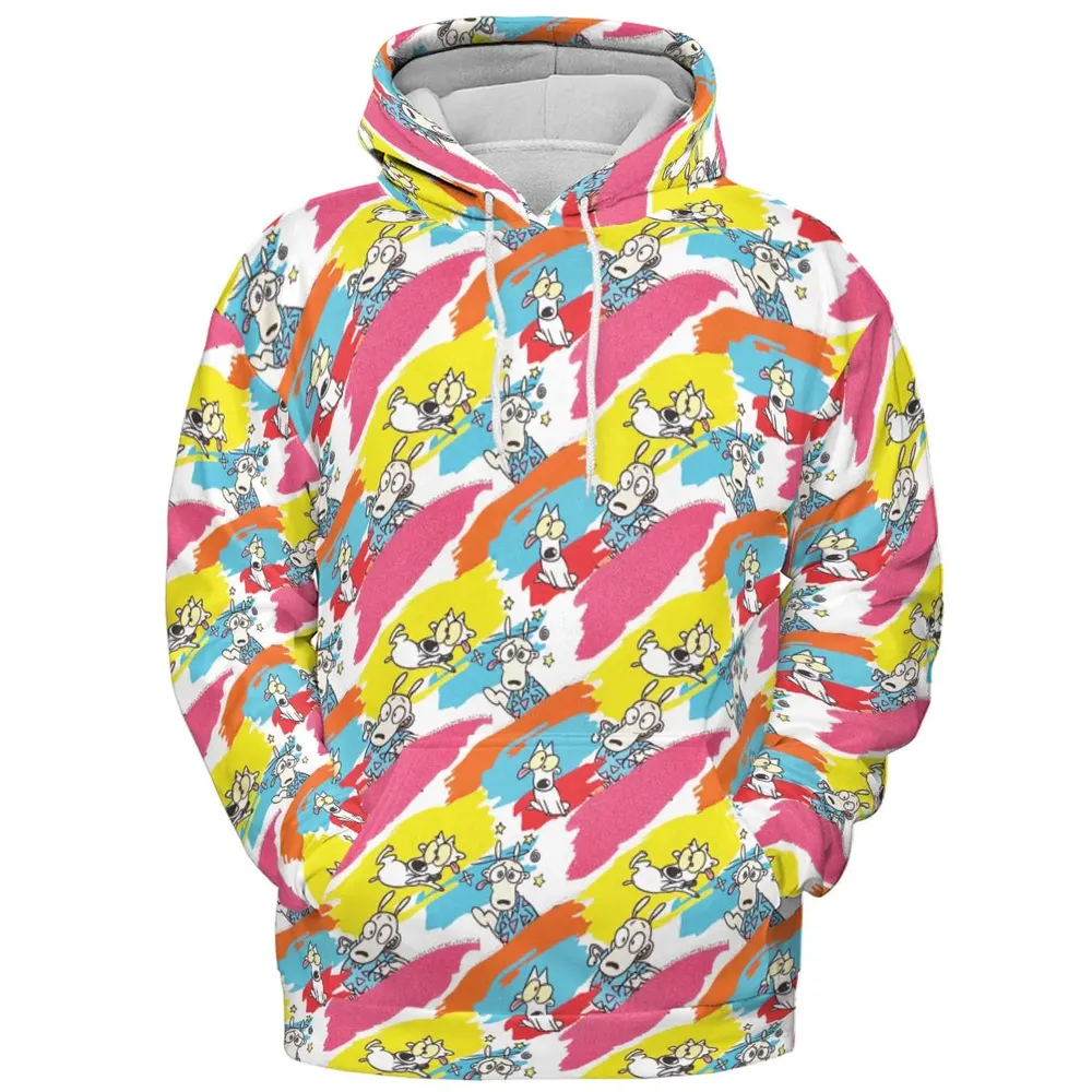 Rocko's Paint Brush All-over Print Hoodie - 2