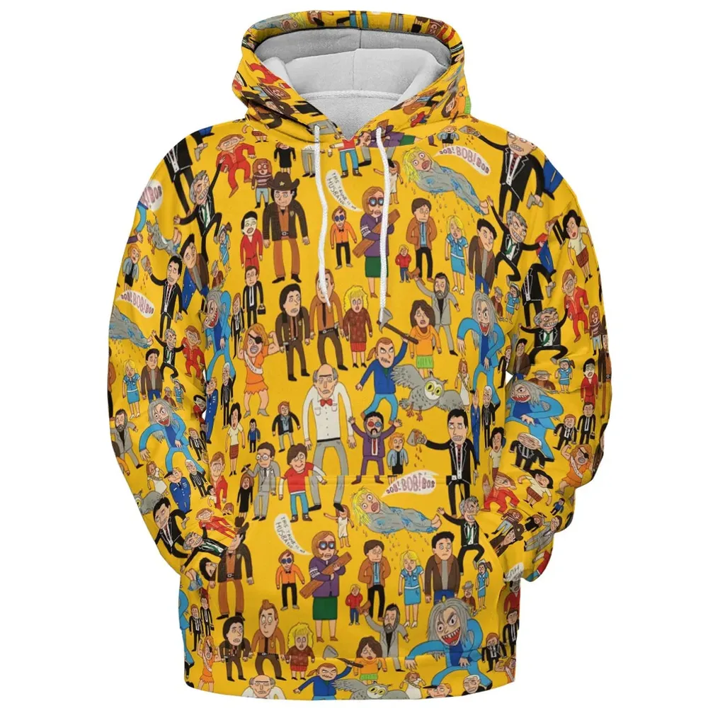 Lynch Vibes Twin Peaks All-over Print Hoodie - 2