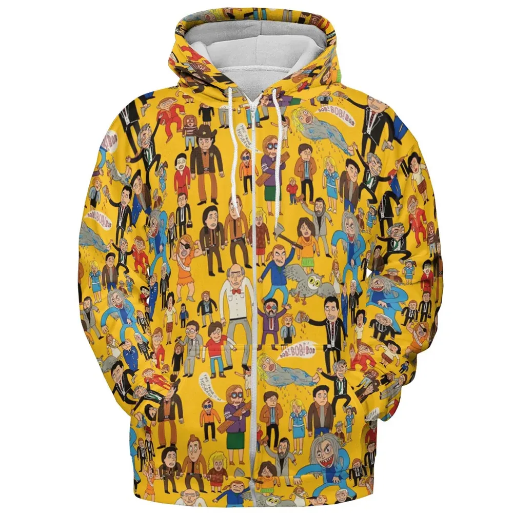 Lynch Vibes Twin Peaks All-over Print Hoodie - 3